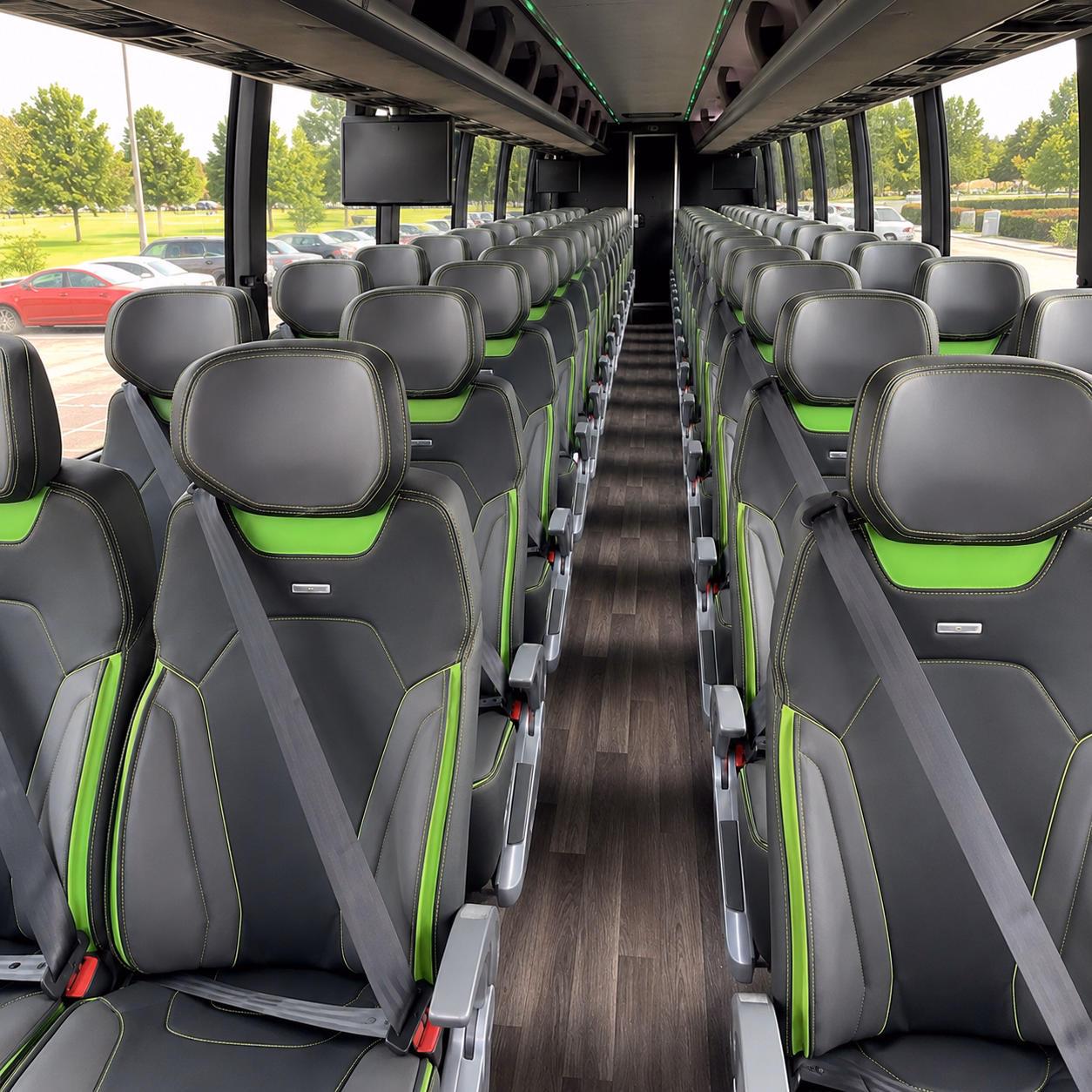 charter buses to norfolk international airport for corporate travel groups