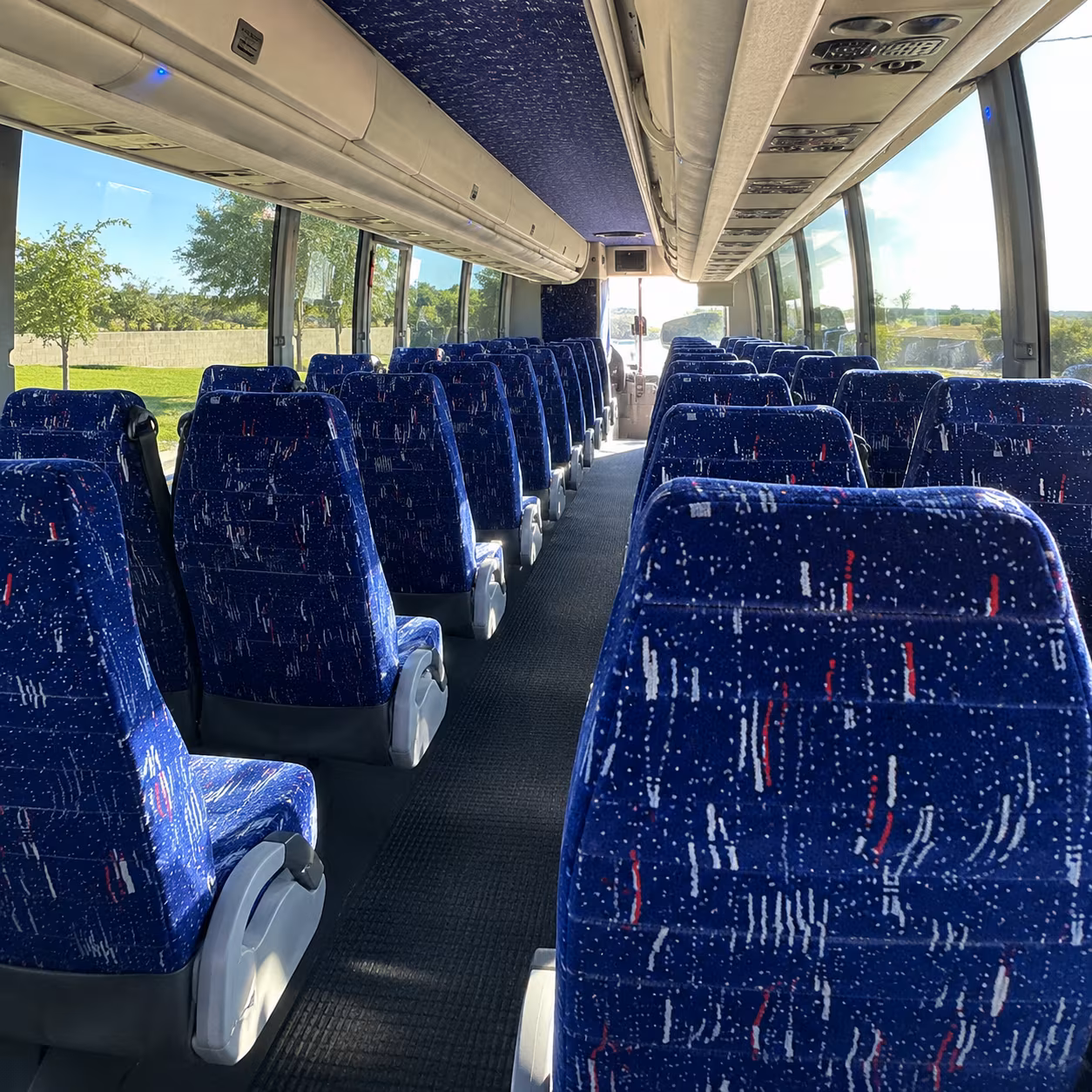suffolk charter bus services interior