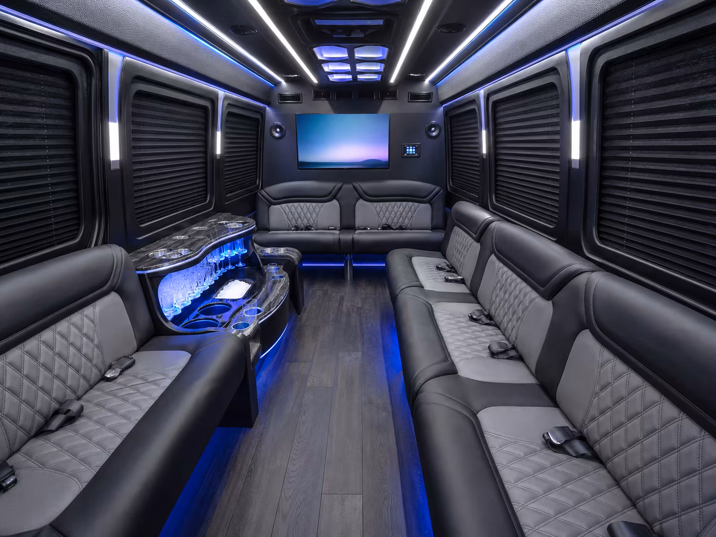 suffolk party bus interior